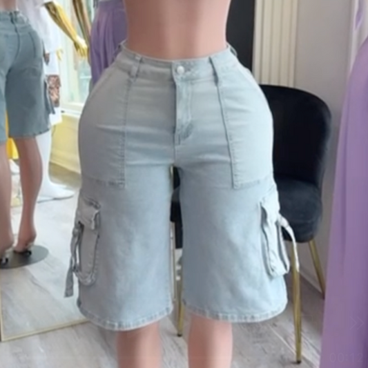Pantalones Cargo Denim