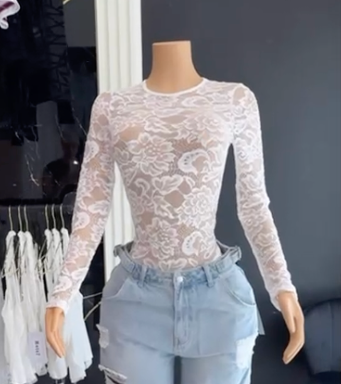 Bodysuit Encaje Floral