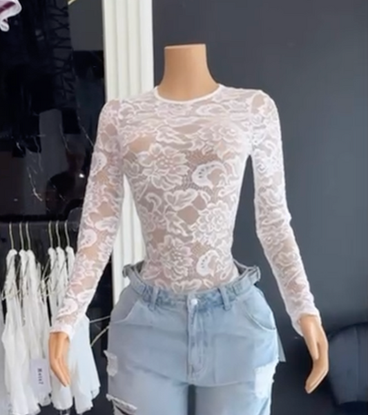 Bodysuit Encaje Floral