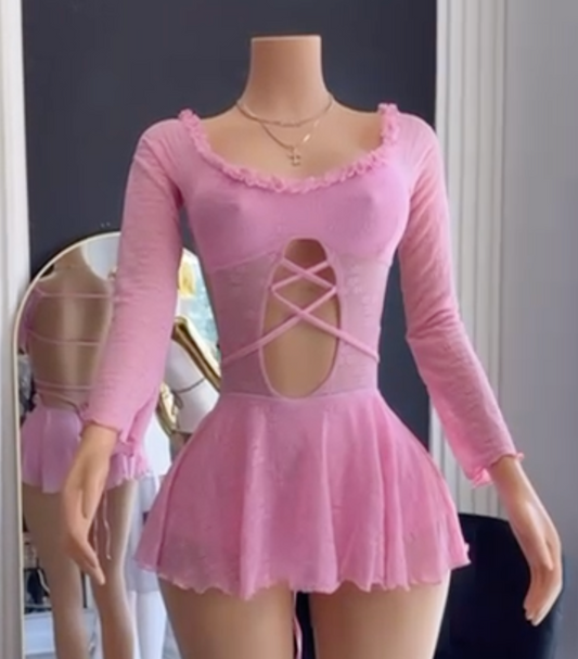 Vestido “Ballet Cut-Out”