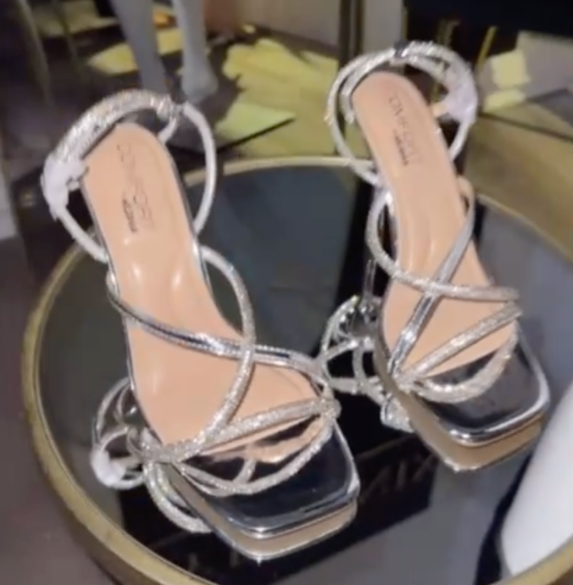 Sandalia Strappy Cristal “Galaxia”