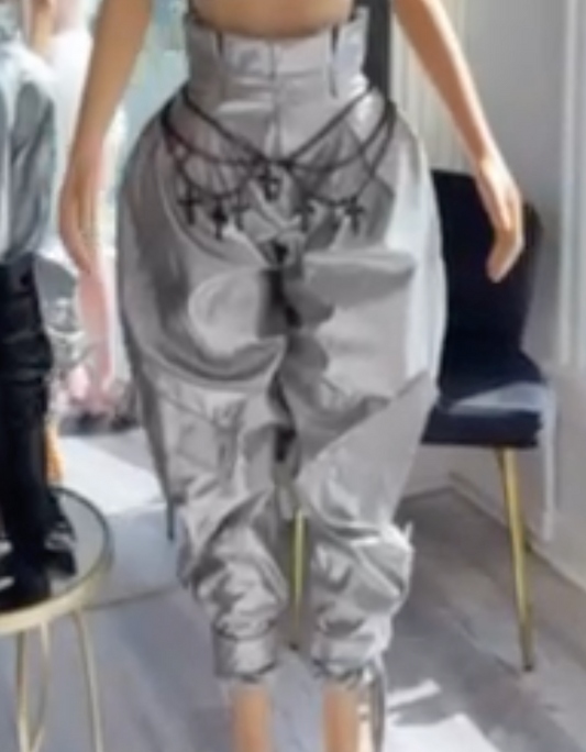 Pantalón Plateado “Galaxy Fit”