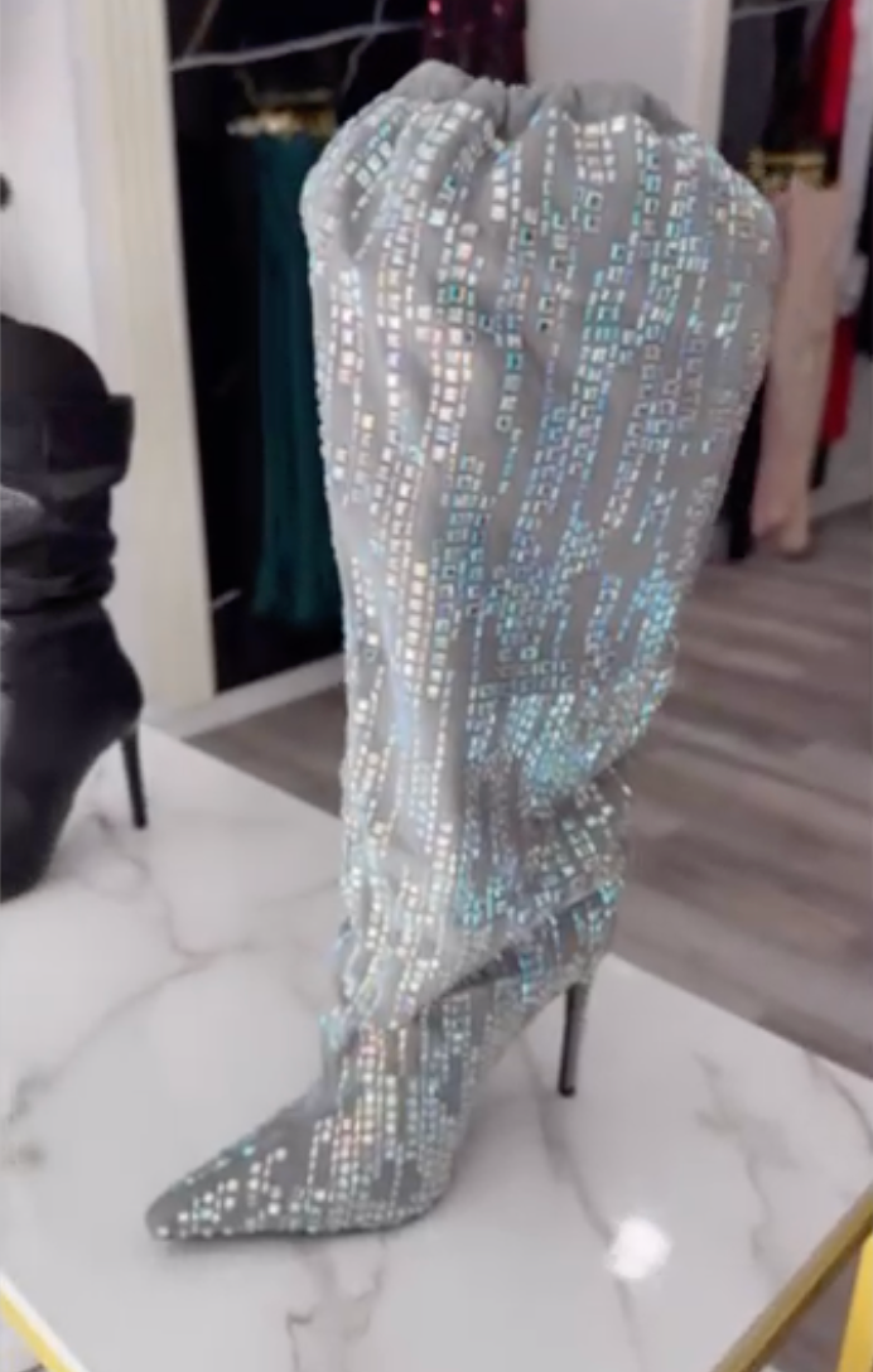 Botas “Crystal Slouch”