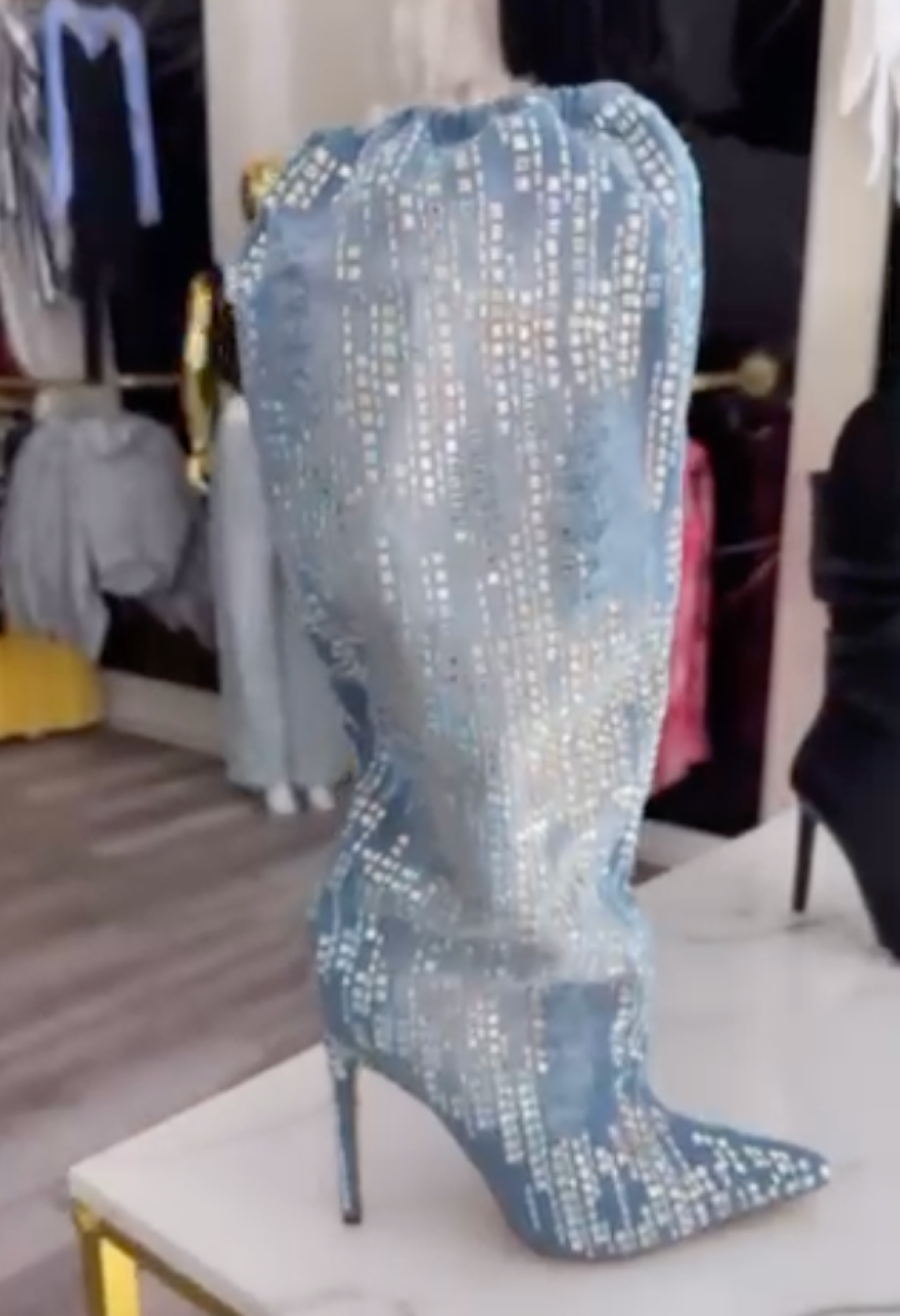 Botas “Crystal Slouch”