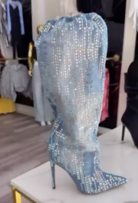 Botas “Crystal Slouch”